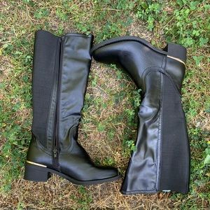 Black Fashion Boots